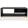 Buy Wooden TV Cabinet - Golden Legs - Zuri Chocolate 59231 - in the EU