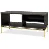 Buy Wooden TV Cabinet - Golden Legs - Zuri Chocolate 59231 - prices