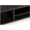 Buy Wooden TV Cabinet - Golden Legs - Zuri Chocolate 59231 home delivery