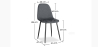 Buy Upholstered fabric dining chair - Fara Grey 59158 with a guarantee