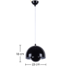 Buy Pot Lamp  Black 13288 with a guarantee