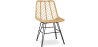 Buy Synthetic wicker dining chair - Valery Natural wood 59254 - in the EU