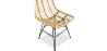 Buy Synthetic wicker dining chair - Valery Natural wood 59254 home delivery