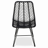 Buy Synthetic wicker dining chair - Valery Black 59254 at MyFaktory