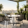 Buy Synthetic wicker dining chair - Valery Black 59254 - in the EU
