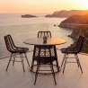 Buy Synthetic wicker dining chair - Valery Black 59254 at MyFaktory