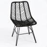 Buy Synthetic wicker dining chair - Valery Black 59254 with a guarantee