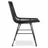 Buy Synthetic wicker dining chair - Valery Black 59254 - prices