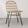 Buy Synthetic wicker dining chair - Magony Dark Brown 59255 - prices