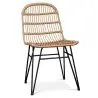 Buy Synthetic wicker dining chair - Magony Dark Brown 59255 - in the EU