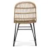 Buy Synthetic wicker dining chair - Magony Dark Brown 59255 at MyFaktory