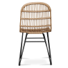 Buy Synthetic wicker dining chair - Magony Natural wood 59255 - in the EU