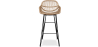 Buy Synthetic wicker bar stool - Magony Natural wood 59256 - prices