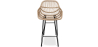Buy Synthetic wicker bar stool - Magony Dark Wood 59256 at MyFaktory