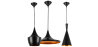 Buy X3 Pendant lamps - Beat Shade Style Black 59258 - prices
