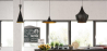 Buy X3 Pendant lamps - Beat Shade Style Black 59258 with a guarantee