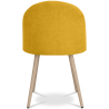 Buy Dining Chair - Upholstered in Fabric - Scandinavian Style -Bennett  Yellow 59261 - in the EU