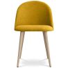 Buy Dining Chair - Upholstered in Fabric - Scandinavian Style -Bennett  Yellow 59261 - in the EU