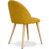 Buy Dining Chair - Upholstered in Fabric - Scandinavian Style -Bennett  Yellow 59261 home delivery