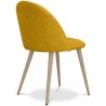 Buy Dining Chair - Upholstered in Fabric - Scandinavian Style -Bennett  Yellow 59261 home delivery