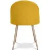 Buy Dining Chair - Upholstered in Fabric - Scandinavian Style -Bennett  Yellow 59261 home delivery