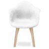 Buy Premium Design Dawood chair - Fabric White 59263 in the Europe