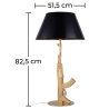 Buy AK47 Rifle Table Lamp Gold 22732 with a guarantee