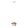 Buy Nordic pendant lamp in wood and metal - Gerard Black 59247 - in the EU