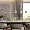 Buy Nordic pendant lamp in wood and metal - Gerard White 59247 with a guarantee