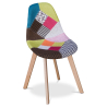 Buy Premium Design Brielle chair - Patchwork Fiona Multicolour 59269 at MyFaktory