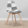 Buy Premium Design Brielle Chair White and black - Patchwork Max White / Black 59270 - prices