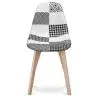 Buy Premium Design Brielle Chair White and black - Patchwork Max White / Black 59270 in the Europe