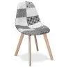 Buy Premium Design Brielle Chair White and black - Patchwork Max White / Black 59270 with a guarantee