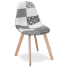 Buy Premium Design Brielle Chair White and black - Patchwork Max White / Black 59270 in the Europe