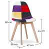 Buy Premium Design Brielle chair - Patchwork Tess Multicolour 59268 with a guarantee