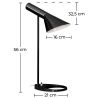 Buy Alan Desk Lamp - Steel Black 14633 - in the EU