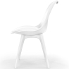 Buy Premium Brielle Scandinavian Design chair with cushion White 59277 with a guarantee