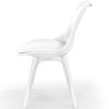Buy Premium Brielle Scandinavian Design chair with cushion White 59277 home delivery