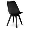 Buy Premium Brielle Scandinavian Design chair with cushion Black 59277 in the Europe