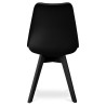 Buy Premium Brielle Scandinavian Design chair with cushion Black 59277 home delivery