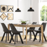 Buy Premium Brielle Scandinavian Design chair with cushion Black 59277 with a guarantee