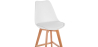 Buy Premium Brielle Scandinavian design bar stool with cushion - Wood White 59278 in the Europe