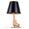 Buy Design Table Lamp Metal - Woody Gold 22731 - prices