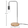 Buy Scandinavian style table lamp - Bor Silver 59299 - in the EU