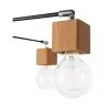 Buy Bell 5 bulbs ceiling lamp - Wood and metal Black 59296 home delivery