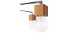 Buy Bell 8 bulbs ceiling lamp - Wood and metal Black 59295 at MyFaktory