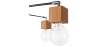 Buy Bell 8 bulbs ceiling lamp - Wood and metal Black 59295 home delivery