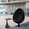 Buy Armchair Ele Chair Style - Black exterior -  Fabric Black 59312 - prices
