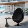 Buy Armchair Ele Chair Style - Black exterior -  Fabric Black 59312 - prices