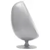Buy Armchair Ele Chair - Coloured exterior - Fabric Light grey 59313 in the Europe